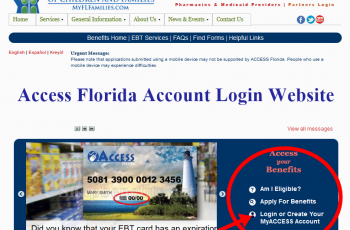 Access Florida Account Login