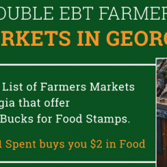 Double EBT Farmers Markets in Georgia