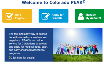 Colorado PEAK Login