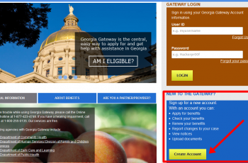 Create Gateway.ga.gov Account