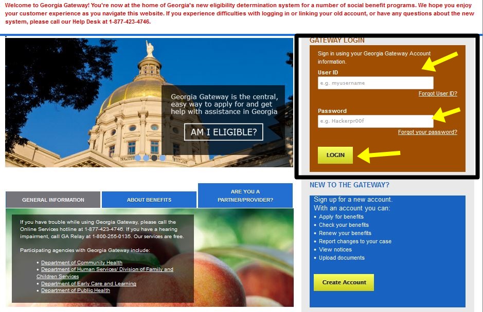 www.gateway.ga.gov Benefits Renewal