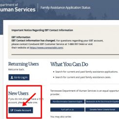 Tennessee DHS Account login