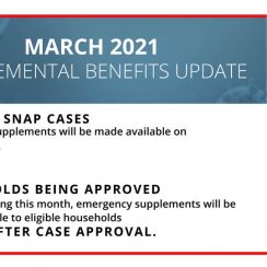 P-EBT Benefit For March 2021