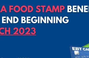 Extra Food Stamp Benefits End